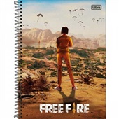 Caderno Universitário Capa Dura 80 FL Free Fire C 1 UN Tilibra