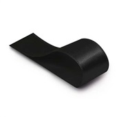 Fita de Cetim Liso Preto 7mmx100m 1 UN Fitas Progresso
