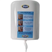 Dispenser Papel Toalha Mecha Branco Modelo Oval 1 UN Start Química