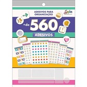 Bloco de Adesivos Decorados Metalizados Organizador Grafon's 12 FL 1 U