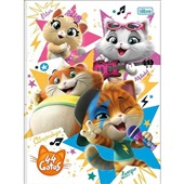 Caderno Brochurão Capa Dura 80 FL 44 Gatos A 1 UN Tilibra