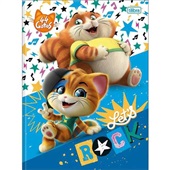 Caderno Brochurão Capa Dura 80 FL 44 Gatos B 1 UN Tilibra