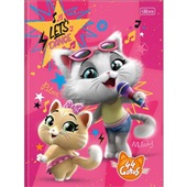 Caderno Brochurão Capa Dura 80 FL 44 Gatos C 1 UN Tilibra