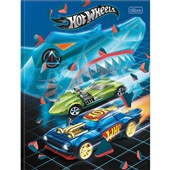 Caderno Brochurão Capa Dura 80 FL Hot Wheels B 1 UN Tilibra