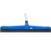 Rodo Plástico Duplo para Chão 40cm Cabo de Madeira Revestido 1,20m 1 UN Brubalar