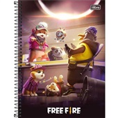 Caderno Universitário Capa Dura 80 FL Free Fire D 1 UN Tilibra