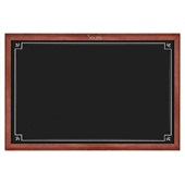 Quadro Negro Decor 1 Standard Madeira Mogno 70x50cm 1 UN Souza