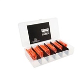 Kit Marcadores de Preços Laranja 510 Caracteres 1 UN Calegari Displays