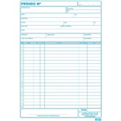 Bloco Pedido Azul 75FL 23X3 1 UN S.Domingos