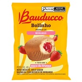 Bolinho Baunilha com Recheio de Morango 40g 1 UN Bauducco