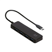 Hub USB-C 4 Portas Slim AC445 Preto 1 UN Multi