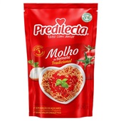 Molho de Tomate Refogado 300g 1 UN Pouch Predilecta