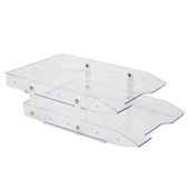 Caixa de Correspondência Dupla Móvel Slim Cristal 1 UN Waleu