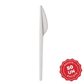Faca Descartável para Refeição PT 50 UN Strawplast