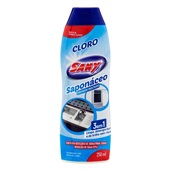 Saponáceo Cremoso Cloro Ativo 250ml 1 UN Sany