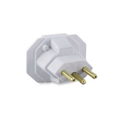 Adaptador de Tomada Tripolar Antigo para Novo Branco 4313 1 UN Force L