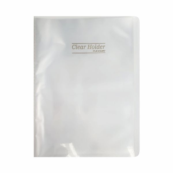 Pasta Catálogo Ofício com 50 Envelopes Plástica Cristal 1 UN Plascony