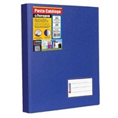 Pasta Catálogo A4 com 25 Envelopes Visor 1173 265x320mm Azul 1 UN Chie