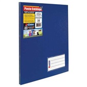 Pasta Catálogo Ofício com 25 Envelopes Visor 4006 247x325mm Azul Royal
