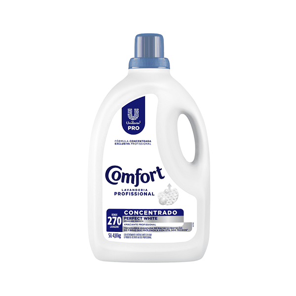 Amaciante Concentrado Perfect White 5L 1 UN Comfort