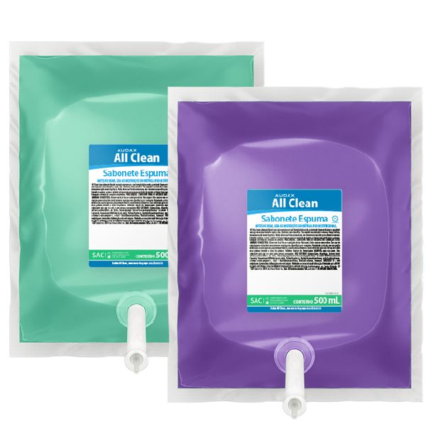 Sabonete Líquido Espuma Erva Doce All Clean Refil 500ml 1 UN Audax