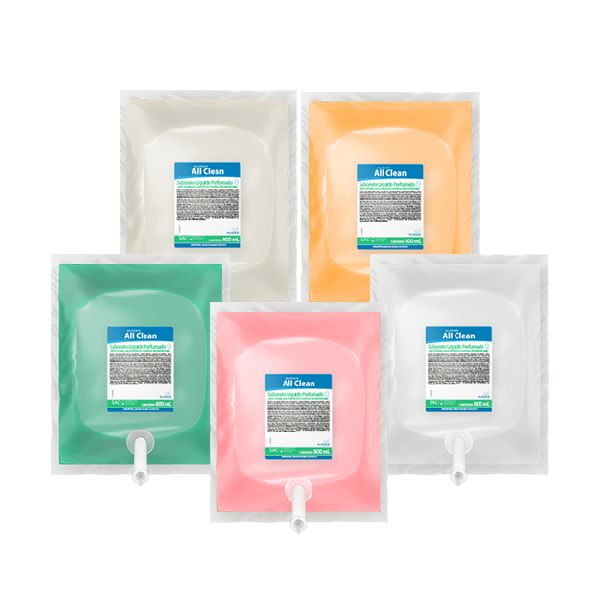 Sabonete Líquido Perolado Flores e Frutas/Lichia Refil 800ml All Clean 1 UN Audax