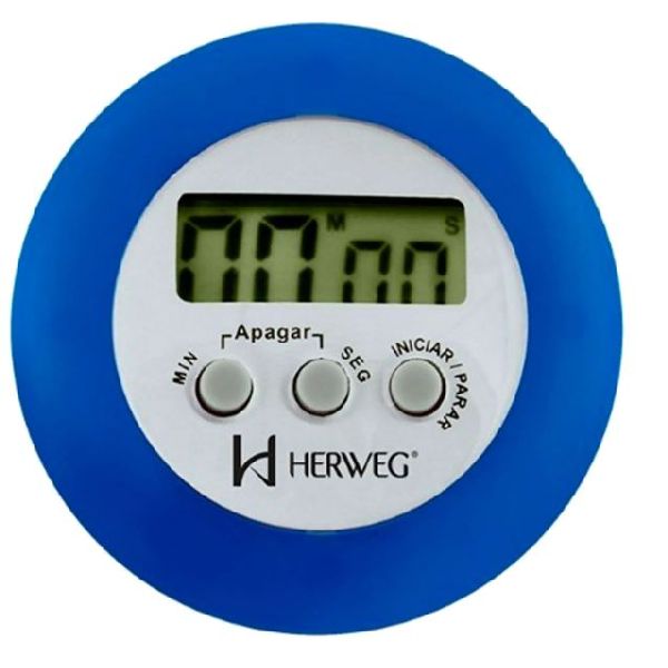 Timer Digital Redondo Azul Ref 3308-011 1 UN Herweg