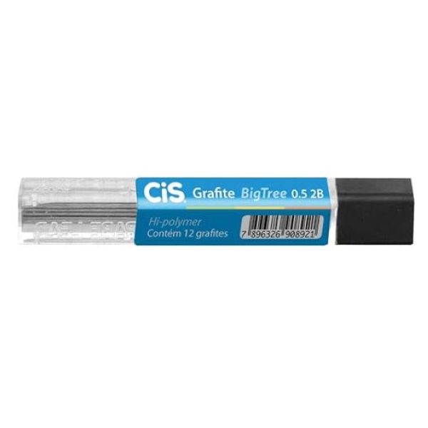Grafite 2B 0,5mm Big Tree 12 Grafites 1 UN Cis