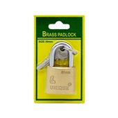 Cadeado em Latão com 3 Chaves 30mm 1 UN Gimba