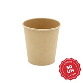 Copo de Papel de Bambu Descartável 120ml PT 50 UN Gimba