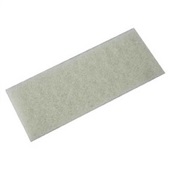Fibra para Limpeza Leve 10,2x26cm Branca 1 UN Gimba