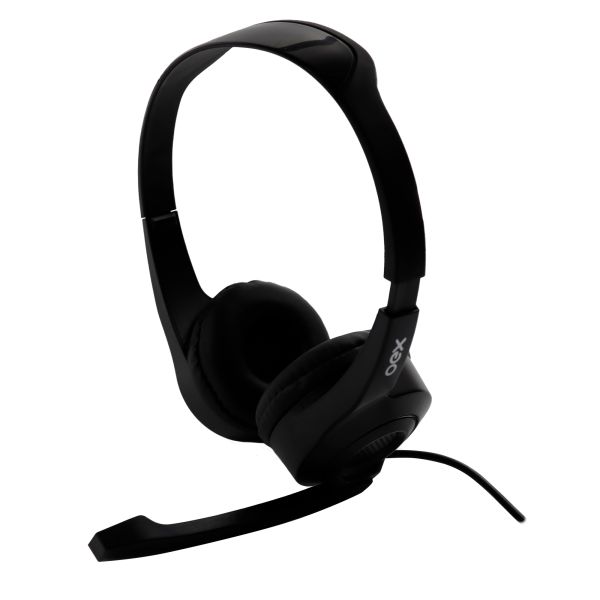 Headset Voice Pro USB  HS110 Preto 1 UN OEX