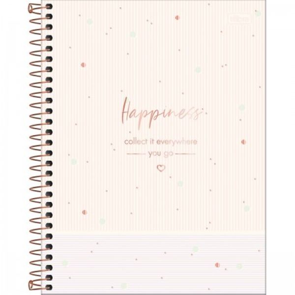Caderno Colegial Capa Dura 10 Matérias 160 FL Soho C 1 UN Tilibra