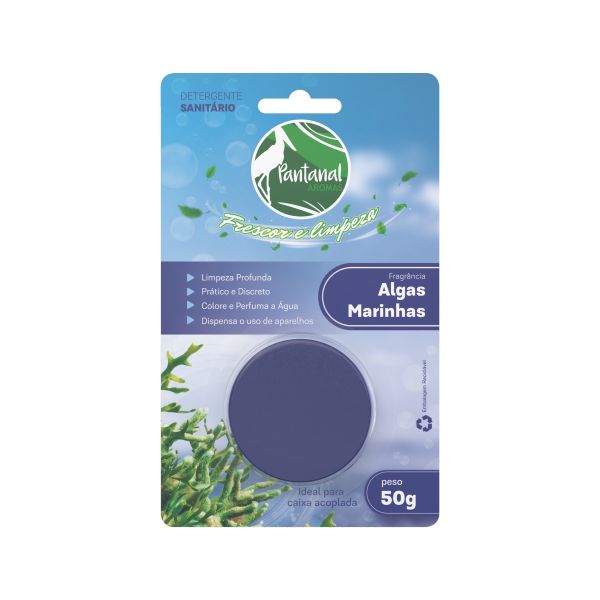 Detergente Pedra Sanitária para Caixa Acoplada Algas Marinhas 1 UN Pantanal