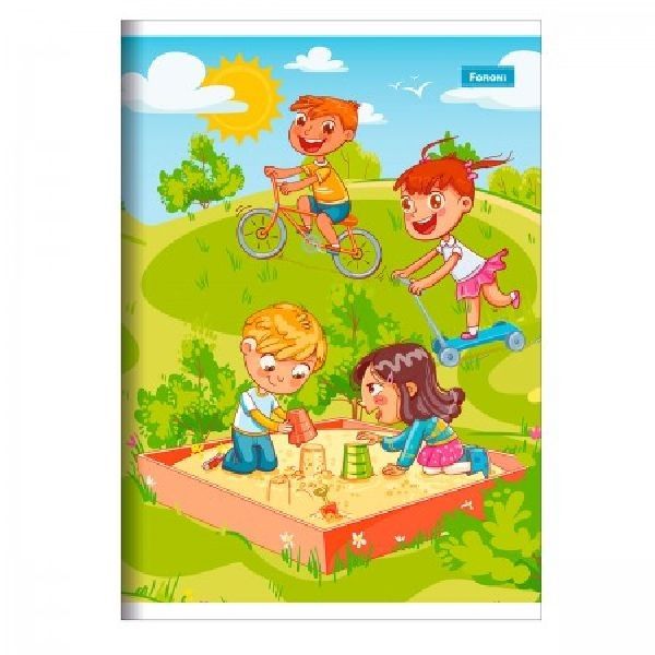 Caderno Brochura 1/4 Capa Flexível 1 48 FL  1 UN Foroni