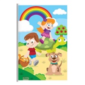 Caderno Brochura 1/4 Capa Flexível 1 96 FL 1 UN Foroni