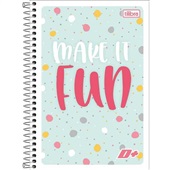 Caderno Espiral 1/4 Capa Flexível D+ Feminino 1 96 FL 1 UN Tilibra