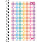 Caderno Espiral 1/4 Capa Flexível D+ Feminino 3 96 FL 1 UN Tilibra