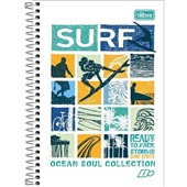 Caderno Espiral 1/4 Capa Flexível D+ Masculino C 96 FL 1 UN Tilibra