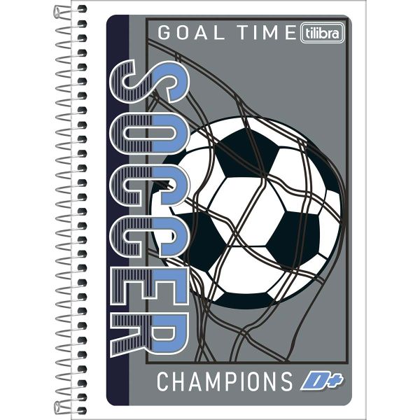 Caderno Espiral 1/4 Capa Flexível D+ Masculino 4 96 FL 1 UN Tilibra