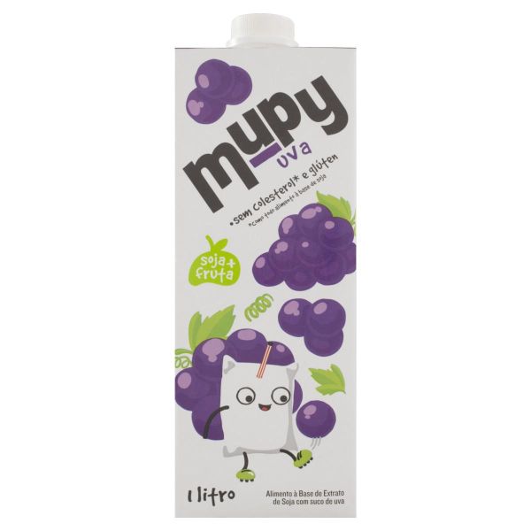 Bebida de Soja Sabor Uva 1L 1 UN Mupy