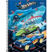 Caderno Universitário Capa Dura 80 FL Hot Wheels B 1 UN Tilibra