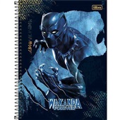 Caderno Universitário Capa Dura 80 FL Pantera Negra B 1 UN Tilibra
