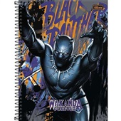 Caderno Universitário Capa Dura 80 FL Pantera Negra D 1 UN Tilibra