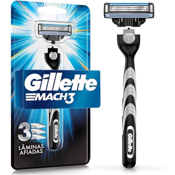 Aparelho de Barbear Mach 3 1 UN Gillette