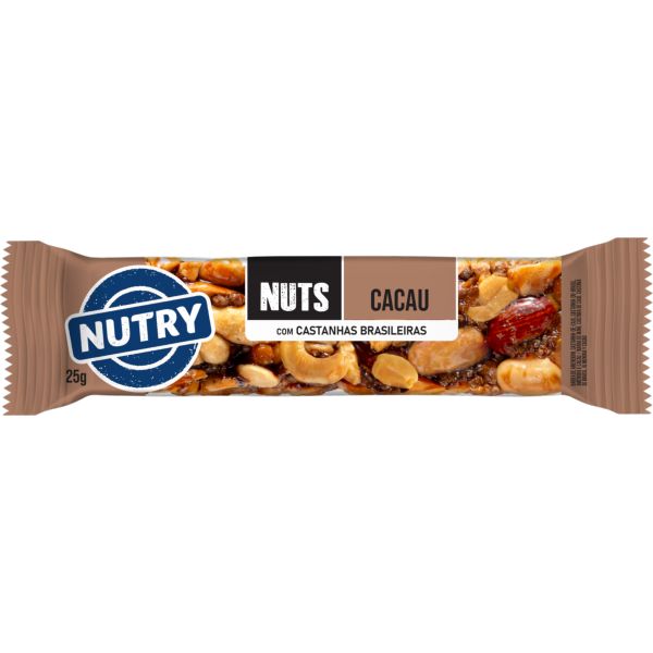 Barra de Nuts Cacau 25g 1 UN Nutry