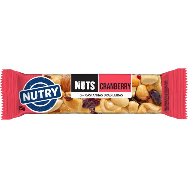 Barra Nuts Cranberry 25g 1 UN Nutry
