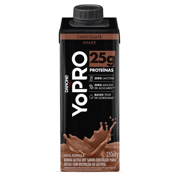 Bebida Láctea YoPro 25g Pro Chocolate 250ml 1 UN Danone