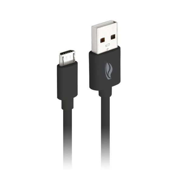 Cabo USB para Micro USB 1M CB-M10BK Preto 1 UN C3Tech