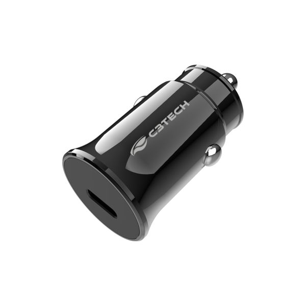 Carregador Veicular USB UCV-P10BK Preto 1 UN C3Tech
